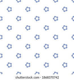 Una textura abstracta floral sin fisuras. ilustración simple. Un hermoso patrón para imprimir, cubrir, embalar, fondo, papel pintado, etc.