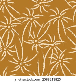 seamless floral allover pattern with abstract off white background for digital print