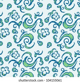 Seamless floral background
