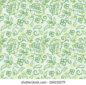Seamless floral background