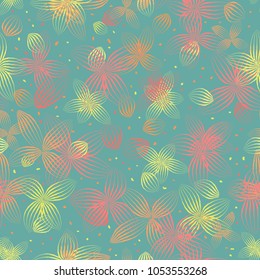 Seamless floral background.