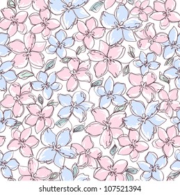 seamless floral background