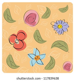 seamless floral background