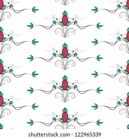 Seamless floral background