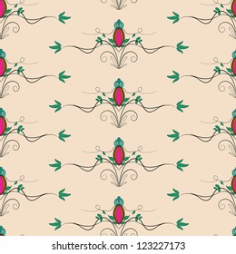 Seamless floral background