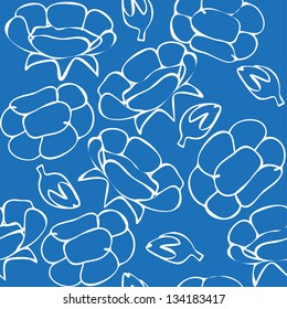 Seamless floral background