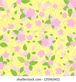 seamless floral background