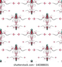 Seamless floral background