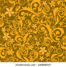 Seamless floral background 