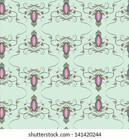 Seamless floral background
