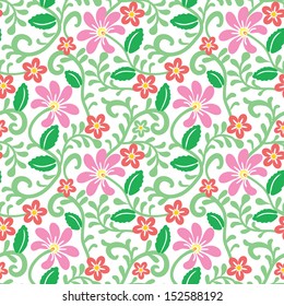 Seamless floral background