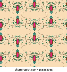 Seamless floral background