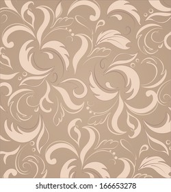 Seamless floral background. 