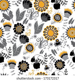 Seamless floral background