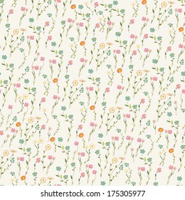 Seamless floral background 