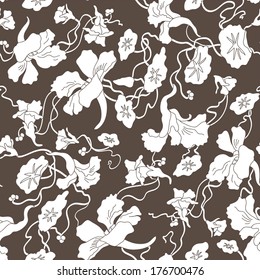 Seamless floral  background