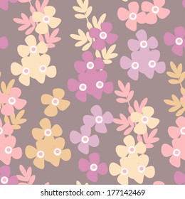 Seamless floral background.
