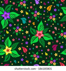 Seamless floral background