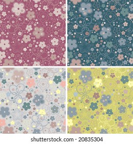 Seamless floral background