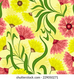 Seamless floral background