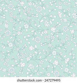 seamless floral  background 