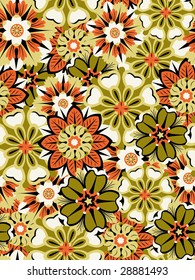 Seamless Floral Background