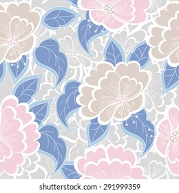 seamless floral background 