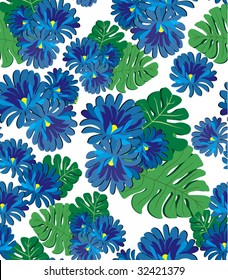 Seamless floral background