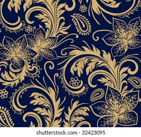 Seamless floral background