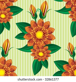 Seamless floral background