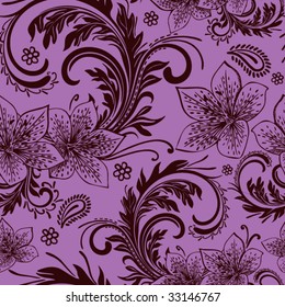 Seamless floral background