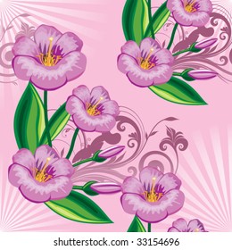 Seamless floral background