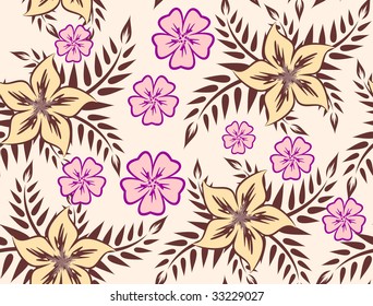 Seamless floral background.