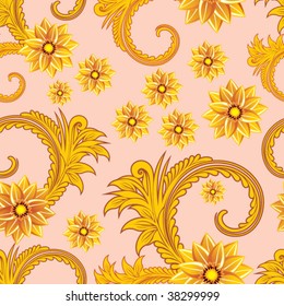 Seamless floral background