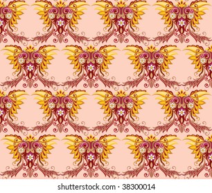 Seamless floral background