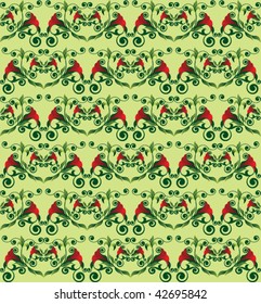 Seamless floral background