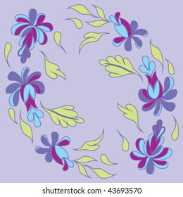 Seamless floral background