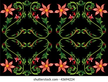 Seamless floral background