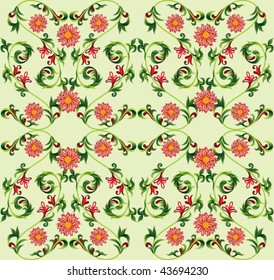 Seamless floral background