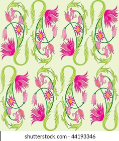 Seamless floral background