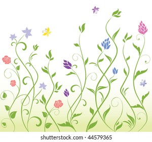 Seamless floral background