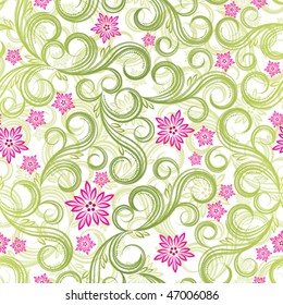 Seamless floral background
