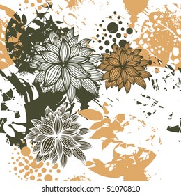 nahtloser floraler Hintergrund