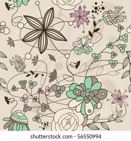 seamless floral background