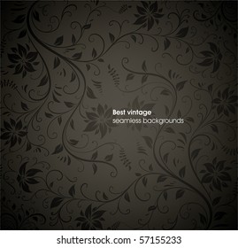fundo floral sem costura