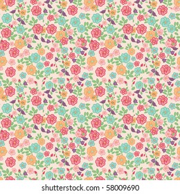 seamless floral background