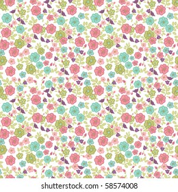 seamless floral background