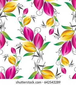Seamless floral background