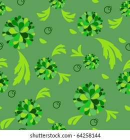 Seamless floral background
