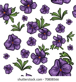 Seamless floral background